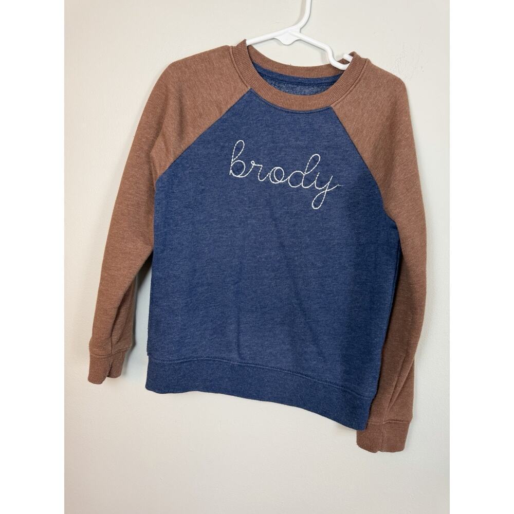 Brody Embroidered Crewneck Sweatshirt Sz 5T